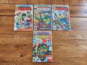 lot 19 image: Selection of vintage comics - Marvel - The Defenders - 1970x