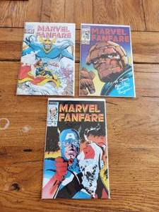 lot 25 image: Selection of vintage comics - Marvel - Marvel Fanfare
