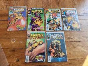 lot 46 image: Selection of vintage comics - Marvel - Maverick