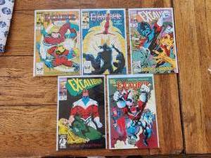 lot 73 image: Selection of vintage comics - Marvel - Excalibur
