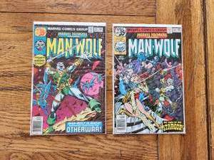 lot 83 image: Selection of vintage comics - Marvel - Man-Wolf - 1970s