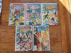 lot 134 image: Selection of vintage comics - Marvel - The New Mutants - 1970s