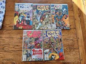 lot 135 image: Selection of vintage comics - Marvel - Force Works