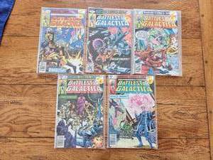 lot 98 image: Selection of vintage comics - Marvel - Battle Star Galactica