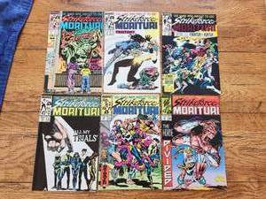 lot 123 image: Selection of vintage comics - Marvel - Strikeforce Morituri