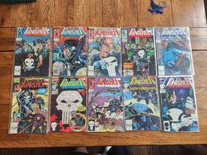 lot 153 image: Selection of vintage comics - Marvel - The Punisher