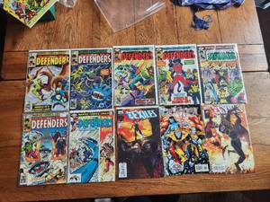lot 154 image: Selection of vintage comics - Marvel - The Exiles, The Defenders - 1970s