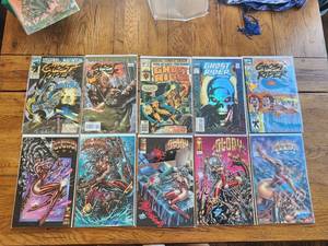 lot 178 image: Selection of vintage comics - Marvel & Image - Ghost Rider, Glory