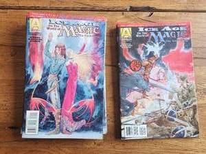 lot 179 image: Selection of vintage comics - Armada - Ice Age On the World of Magic - Several 1 and 2 - with special collectible cards inserted