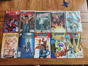 lot 184 image: Selection of vintage comics - Marvel & Impact - Thunderbolts, Marville, Muties, Quasar, Dragon Slayers, Emma Frost, Guardians, Marvel adventures, Impact, Knights of Pendragon