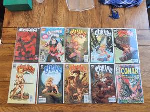 lot 188 image: Selection of vintage comics - Marvel & DC - Ronin, Wonder-Man, Shanna, Conan