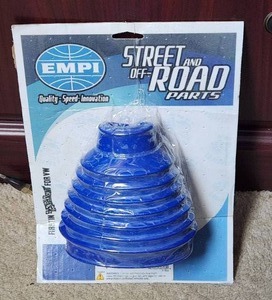 lot 4 image: Empi Blue Split Swing Axle Boot Kit for VW Beetle - Pair - 9970