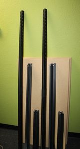 lot 33 image: Two sets of Tall Utility shelves