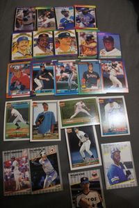 lot 36 image: Variety of Years and Brands of High Valued Collectable Baseball Cards, including Roger Clemens, Cal Ripkin Jr., Bo Jackson and more, See Photos