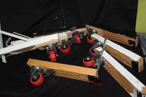 lot 40 image: Mounted castors