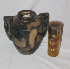 lot 127 image: Home Decor items, including Scottish Piper Doll