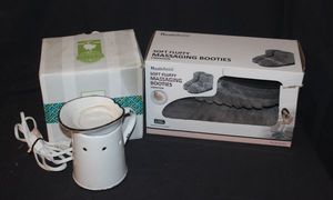 lot 142 image: Wax Warmer and Messaging slippers