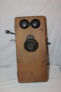 lot 153 image: Antique phone