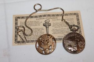 lot 161 image: Jewelry pocket watch with COA,