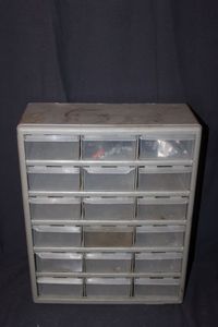 lot 209 image: Plastic Parts cubby