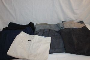 lot 250 image: Mens Slacks 3432 and 3632, also size 34 Chaps Shorts