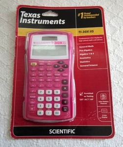 lot 559 image: Retro Texas Instruments TI-30X IIS Scientific calculator in unopened blister pack