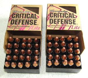 lot 664 image: Hornady Critical Defense .38 Special pistol ammunition. (Bid is times the quantity of 2)