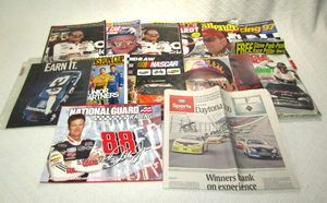 lot 594 image: NASCAR magazines Dale Earnhardt editions