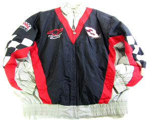 lot 621 image: Official NASCAR Dale Earnhardt Nutmeg authentic sport jacket