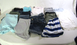 lot 683 image: Assorted ladies shorts as shown