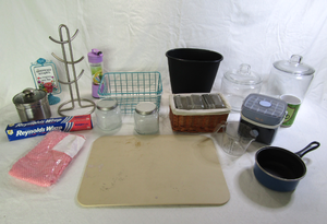 lot 688 image: Assorted kitchen ware as shown