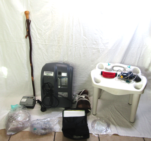lot 675 image: Companion 5 Oxygen concentrator, and assorted medical supples as shown