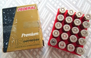 lot 719 image: Federal Premium 45 auto 230 grain Hydra-shock hollow point ammunition, 20 rounds