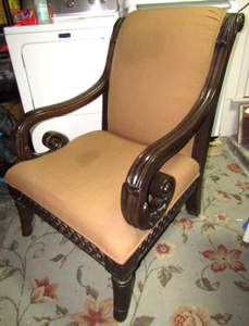 lot 720 image: Neoclassical regency style armchair