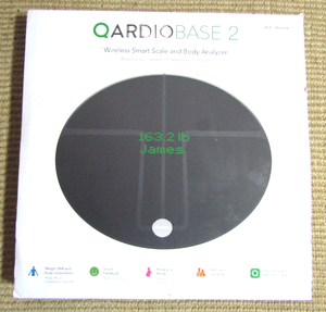 lot 721 image: Qardiobase 2 wireless smart scale and body analyzer (powers on)