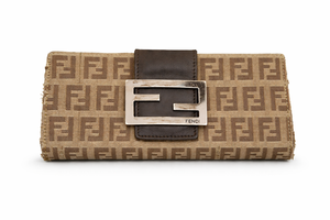 lot 1 image: VINTAGE FENDI ZUCCA LONGWALLET