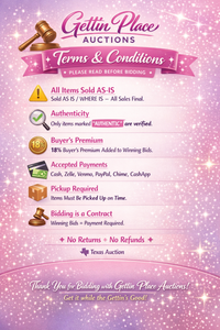 lot 5 image: TERMS AND CONDITIONS