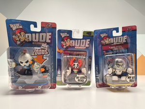 lot 29 image: Tech Deck Dude Evolution Figure Lot  Zoods, ZoBo & Cosmo