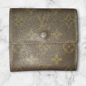 lot 9 image: Authentic Louis Vuitton Monogram Canvas Compact Wallet  Great Restoration Project