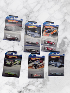 lot 53 image: Hot Wheels Designer Challenge Lot (6)  Concept Cars  New on Card