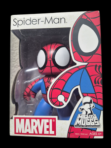 lot 58 image: Mighty Muggs Spider-Man Marvel Figure  Classic Spider-Man Collectible
