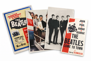 lot 3 image: The Beatles Memorabilia Prints &Poster Art Lot  4 Pieces