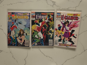 lot 79 image: Marvel Excalibur Comic Lot (3 Issues)  Girls School from Heck Era  1990s X-Men Series X3