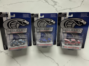 lot 81 image: Shelby Collectible Cars Diecast Lot (3)  Cobra Daytona, CSX2000, GT350  New Sealed