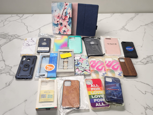 lot 91 image: Phone Case Lot (20 Pieces) & a apple watch band see photos for models
