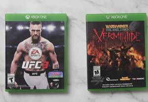 lot 99 image: Xbox One Games Lot (2)  UFC 3  Warhammer End Times Vermintide