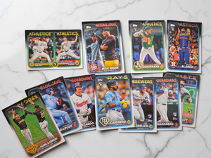 lot 117 image: 2024 Topps Baseball Lot (11 Cards)  RCs, Inserts, Caminero, Manzardo  More