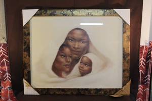 lot 22 image: ETHNIC FAMILY PICTURE MOTHER FATHER and  CHILD