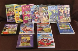lot 55 image: Kids DVDS see pictures for titles