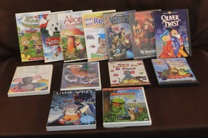 lot 56 image: Kids DVDS see pictures for titles
